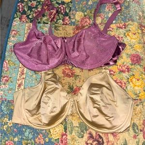 2 Vanity Fair Bras, 42DD and 40DD